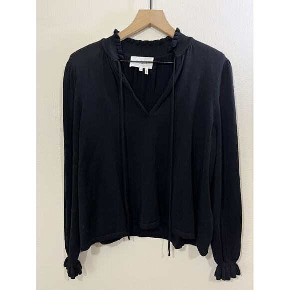 NWOT Ba&Sh Romantic Minimalist Whimsigoth Top Parisian Quiet Luxury Top S Scandi - Picture 1 of 16